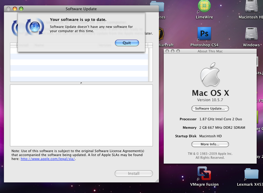 Mac os x 7.5 update